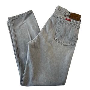 Wrangler Vintage Gray Jeans Men's size 31X29 Regular Fit USA Made